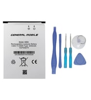 General Mobile GM 6 Uyumlu Pil Sıfır - Servis + TAMİR SETİ