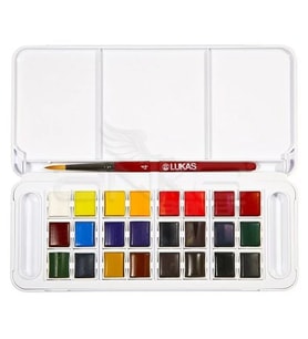 Lukas Sulu Boya Takımı Tablet 24 Renk