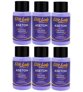 6 Adet 200 ml Aseton Ekstra Güçlü Oje Çıkarıcı Tırnak Güçlendirici