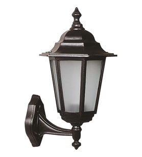 AVONNI BAP-68054-BSY-OP Siyah Boyalı Dış Mekan Aydınlatma E27 Aluminyum Polikarbon Cam 31x27cm