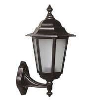AVONNI BAP-68054-BSY-OP Siyah Boyalı Dış Mekan Aydınlatma E27 Aluminyum Polikarbon Cam 31x27cm