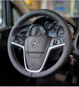 Opel İnsignia Dikme Direksiyon Kılıfı Soft Gri İpli( 38×10.5CM )