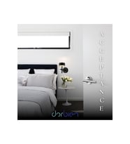 Avonni AP-64005-BSY Siyah Boya Aplik LED Metal Pleksi H: 20 cm, WxD: 12x20 cm