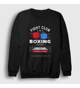 Presmono Unisex Siyah Boxer Ufc Mma Hediye Boksör Boks Sweatshirt 496157tt