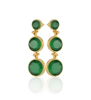 Kadir Jewellery 22 Ayar Altın Kaplama Vintage Küpe -El İşçiliği Ve Hipoalerjenik Küpe