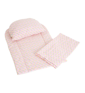 Puantiyeli Alt Açma Set - Pembe - Zenobya