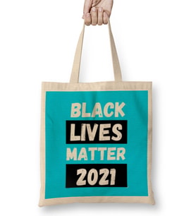 Black Lives Matter 2021 Bez Çanta Uzun Saplı