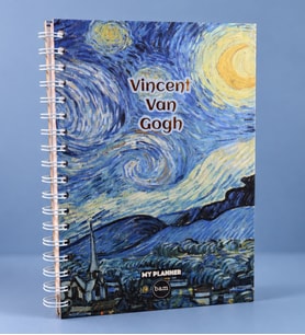 Van Gogh Yıldızlı Gece Konuşan Ajanda