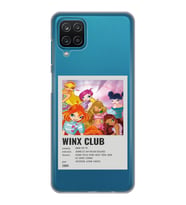 Samsung Galaxy M22 Uyumlu Winx Club Poster Tasarımlı Şeffaf Telefon Kılıfı