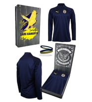 Fenerbahçe Orijinal 23/24 A Takım Hoca Lacivert Çocuk Sweat +Bileklik Set Kutulu