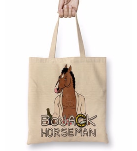 BoJack Horseman Bez Çanta Uzun Saplı