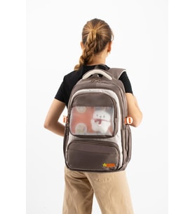 Ventis Unisex Maskotlu Okul Çantası Ortaokul Lise Sırt Çantası 43*30 Cm Su Geçirmez Kumaş Vnt1-G