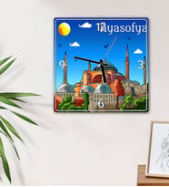 Ayasofya Tasarımlı Duvar Saati