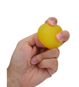 Silikon El Egzersiz Topu Hafif - Sarı