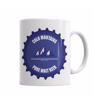 Cold Moutains Beer Kupa Bardak Porselen