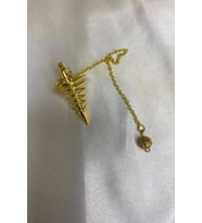 Pirinç Pandül Sarkaç Metal Sipral (Gold)