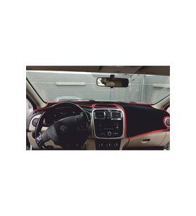 2012-2020 Modellerineuygun Renault Symbol/dacia Logan Torpidokoruma Halısı Siyah Kenar Renk Kırmızı