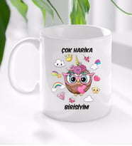 BK Gift Çok Harika Birisiyim Tasarımlı Beyaz Kupa Bardak