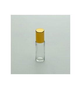 ROLL-ON PARFÜM ŞİŞESİ 4-5 ML (20 ADET) SARI KAPAKLI BOŞ ŞİŞE