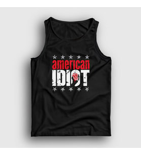 Presmono Unisex Siyah American Idiot V3 Green Day Atlet 55319tt