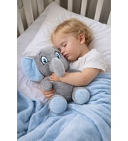 25 cm Peluş Fil - Çocuklar İçin Sevimli Oyun Arkadaşı