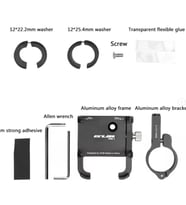 ZR Gub Pro 3 Dc Motosiklet Telefon Tutucu