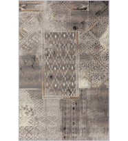 Eliana Home Baskılı, Yıkanabilir Kaymaz Taban Salon Halısı LNA1249 100x150 cm (Kahverengi)