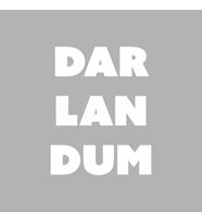 Darlandum Araba Sticker siyah 14x18 CM (Beyaz)