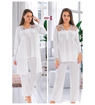 Alissa 1001 Lohusa Hamile Sabahlıklı Pijama Takımı