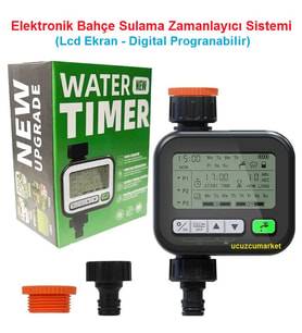 Elektronik Bahçe Sulama Zamanlayıcı Sistemi (Lcd Ekran-Digital Progranabilir)