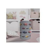 MEKTA HOME BEBEK VE ÇOCUK ODASI McQueen ve Yol Desenli Oyuncak Sepeti