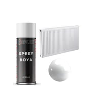 Beyaz Radyatör Kalorifer Petek Sprey Boyası 400 Ml.