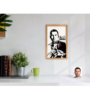 BK Gift Kişiye Özel Godfather Baba Tasarımlı Dekoratif Retro Ahşap Tablo-7
