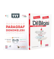 Limit Yayınları TYT MSÜ KPSS DGS Paragraf Deneme ve AKM Dil Bilgisi Soru Bankası Seti 2 Kitap