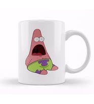 Surprised Patrick Süngerbob Kupa Bardak Porselen