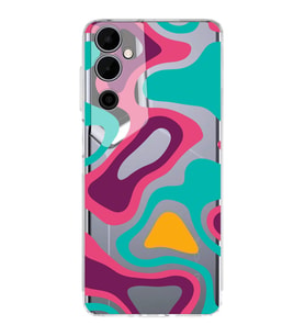 PrintiFy Tecno Pova Neo 2 Uyumlu Kamera Korumalı Renkli Desen Tasarımlı Şeffaf Silikon Kılıf