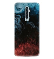 Oppo Reno 2Z 4 Lite 4 Pro 5 6 7 A31 Kılıf Desemli Silikon Red Blue Black Abstact 1386