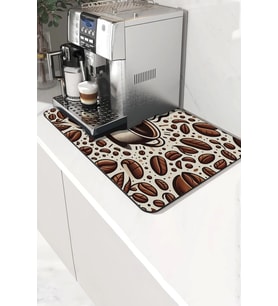 Valerine Life Kahve Makinesi Matı Su Geçirmez Yıkanabilir Çaycı, Çay Espresso Pad 35x45cm 27240101