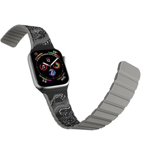 Lexroo Watch 42mm Uyumlu Kordon Technology Magnetik Tak Çıkar Silikon Strap Kayış