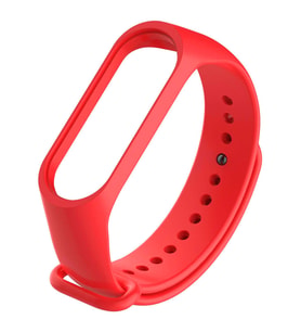 Microsonic Xiaomi Mi Band 7 Silikon Kordon Kırmızı
