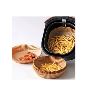 Pazariz 50 Adet Airfryer Pişirme Kağıdı Hava Fritözü Yağsız Kağıt