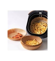 Pazariz 50 Adet Airfryer Pişirme Kağıdı Hava Fritözü Yağsız Kağıt