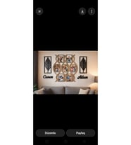 Resim çerçevesi 7li şık ve modern 10*15 resim içi tamamı 68 cmdir.no 30041