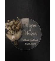 MAGNET PLEKSİ Sonsuzluk Magneti -  Magnet Nikah Şekeri - Nişan Şekeri - Söz Şekeri - Düğün Magnet - Nişan Magnet - Söz Magnet - Yenidoğan Magnet - Doğum Magnet - Yaş Magnet 7cm