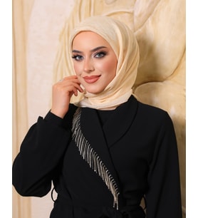 Ekru Harem Scarf Maria Eşarp