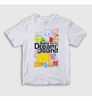 Presmono Unisex Çocuk Beyaz Bfdi Battle For Dream Island T-Shirt 531728tt (Beyaz)