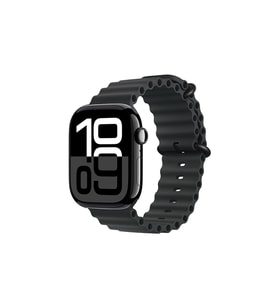 Apple Watch 44mm Uyumlu Kordon Ocean Silikon Yumuşak Esnek Metal Tokalı Zore KRD-75 Kayış