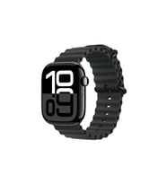 Apple Watch 44mm Uyumlu Kordon Ocean Silikon Yumuşak Esnek Metal Tokalı Zore KRD-75 Kayış