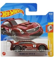 Hot Wheels - '16 Cadillac Ats-V R - Hw Turbo 3/10 - Hcw49 - Kısa Kart - Gm - Koyu Kırmızı - Mattel 2 (Çok Renkli)