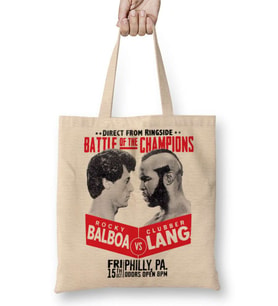 Rocky Balboa Ve Clubber Lang Bez Çanta Uzun Saplı
